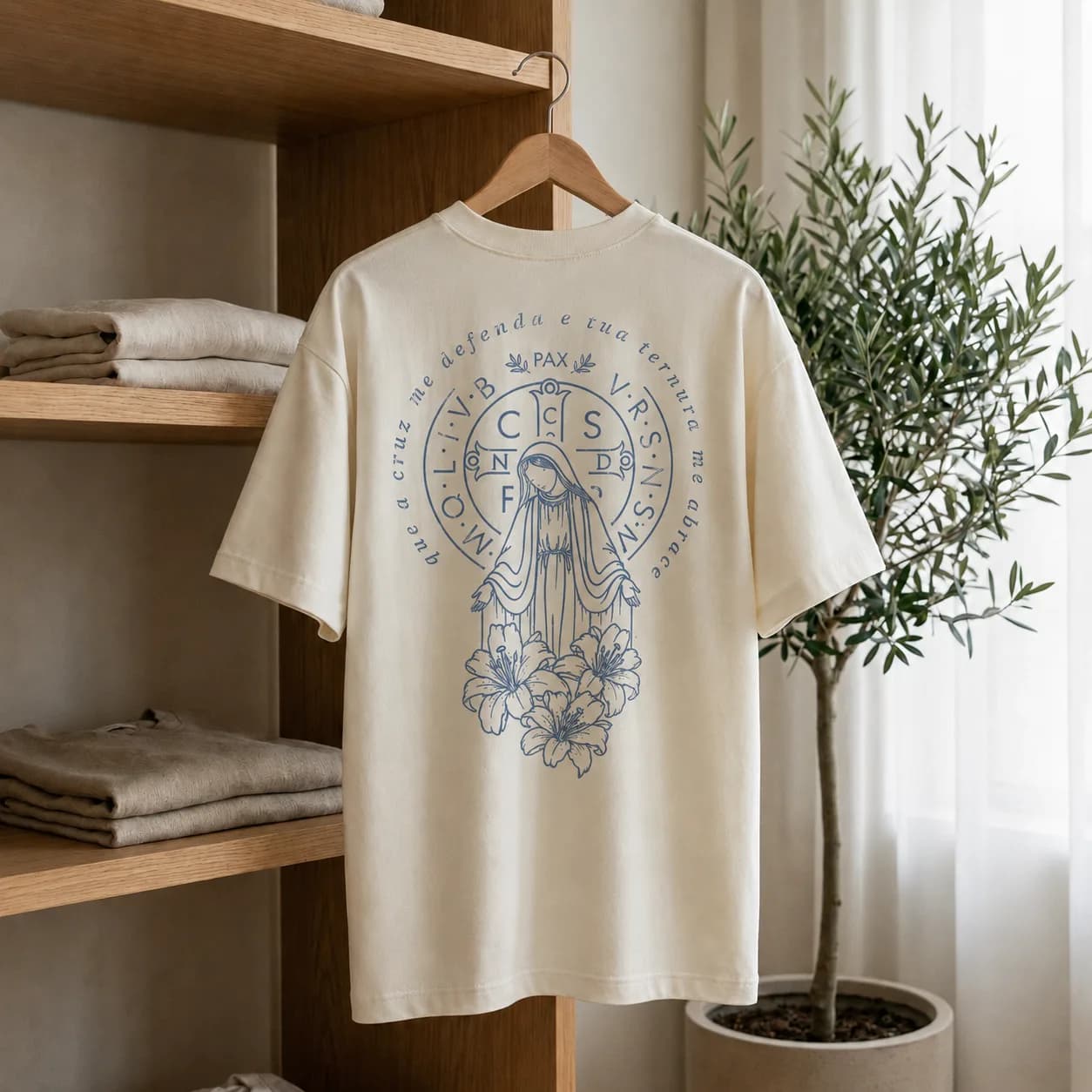 Camiseta Cruz e Ternura — Nossa Senhora — foto 1