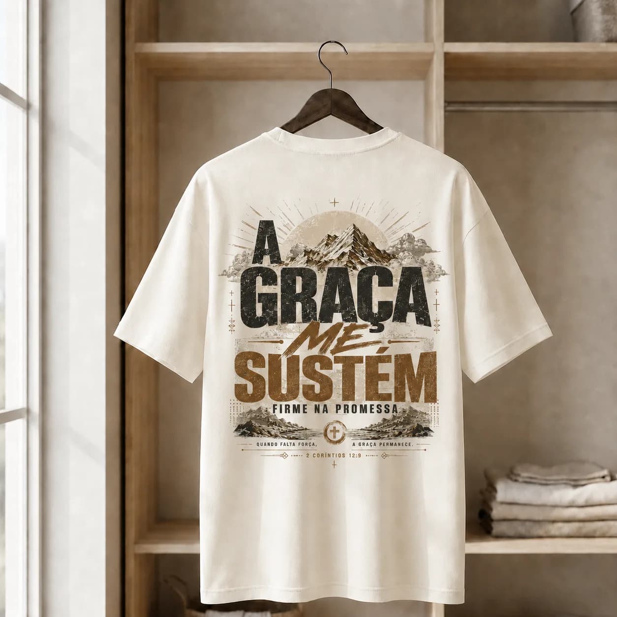 Camiseta A Graça me Sustém — foto 1