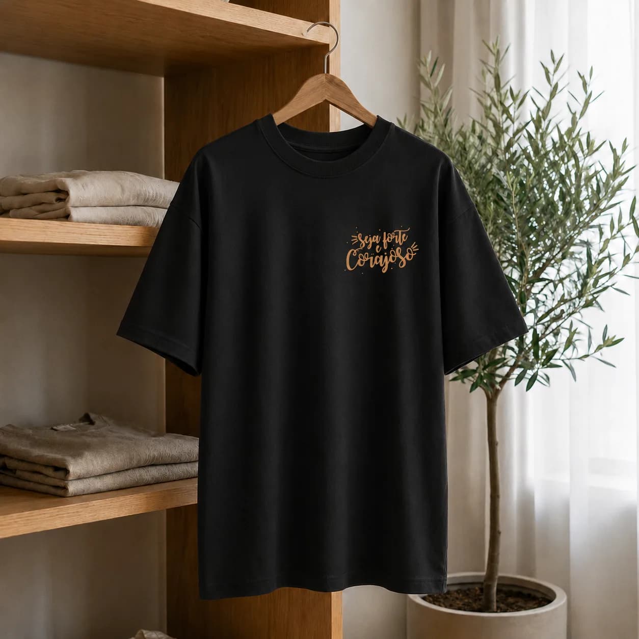 Camiseta Forte e Corajoso — foto 2