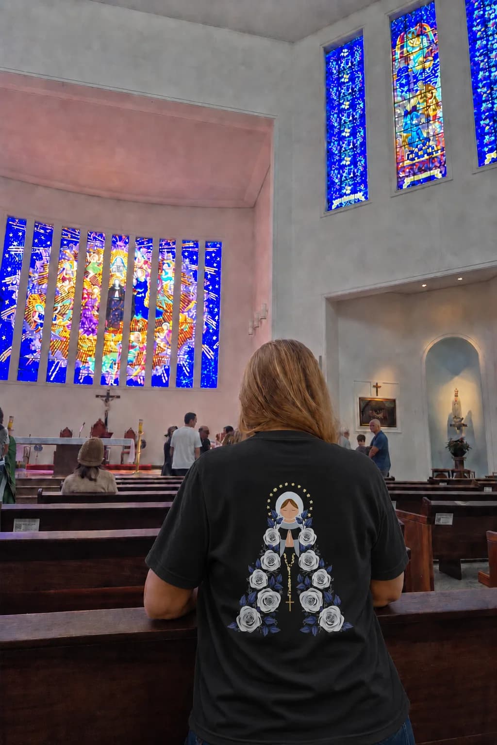 Camiseta Nossa Senhora das Rosas — foto 5