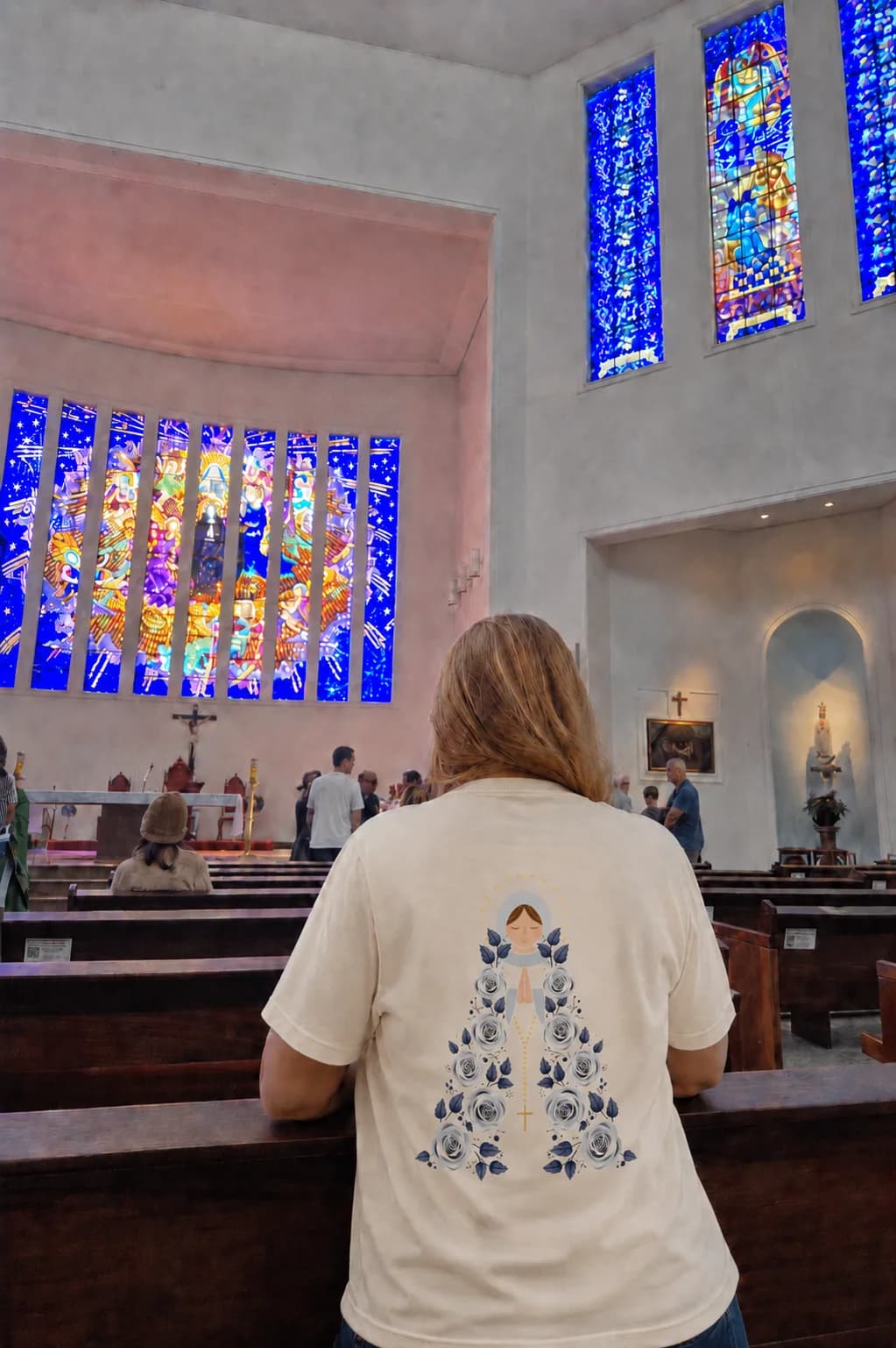 Camiseta Nossa Senhora das Rosas — foto 6