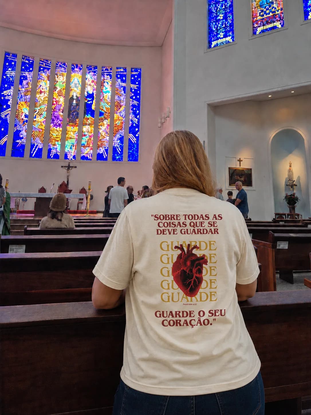 Camiseta Guarde o Coração — foto 3
