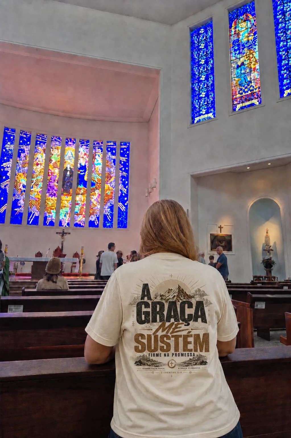Camiseta A Graça me Sustém — foto 6