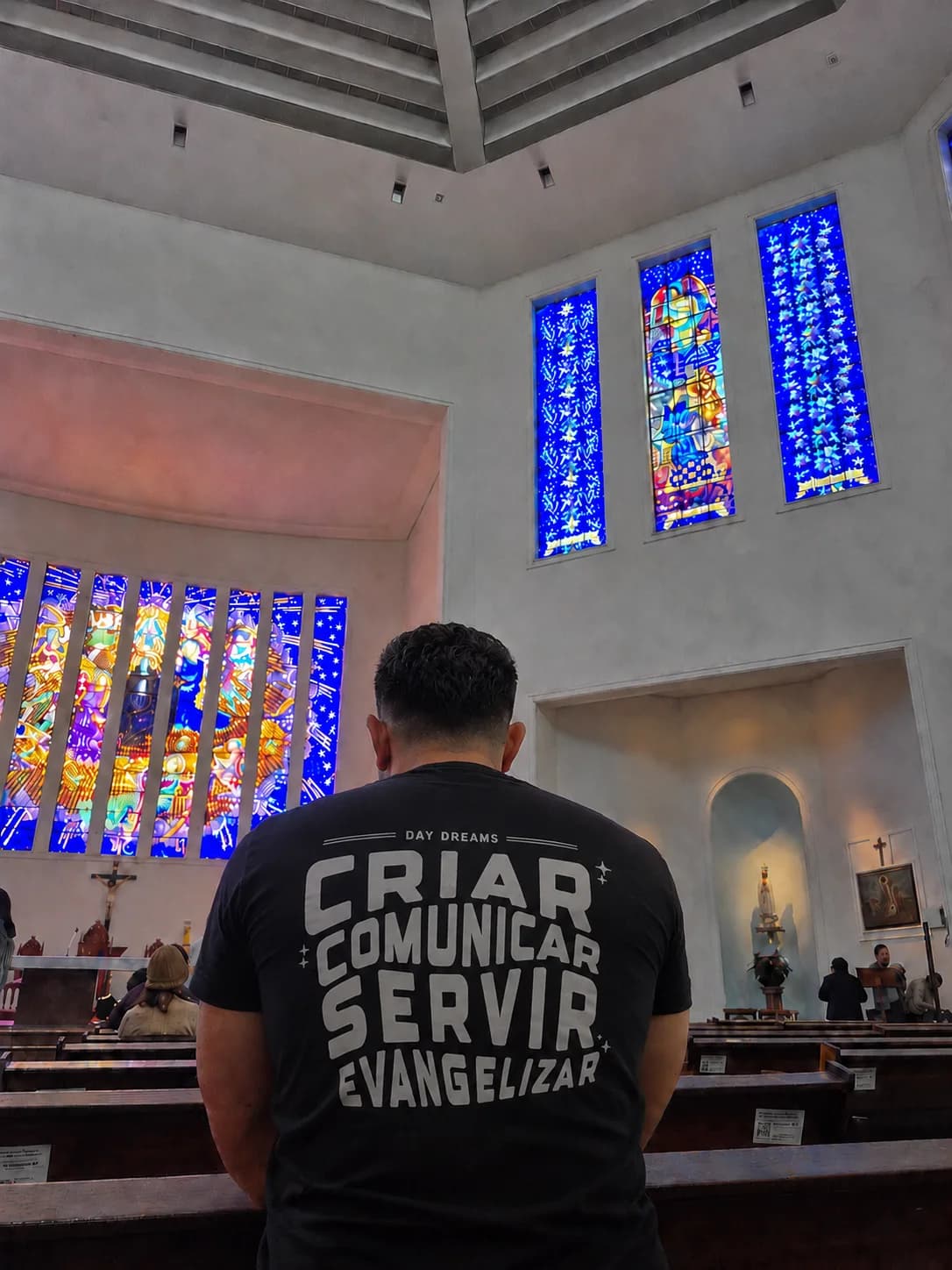 Camiseta Criar, Comunicar e Servir — foto 5