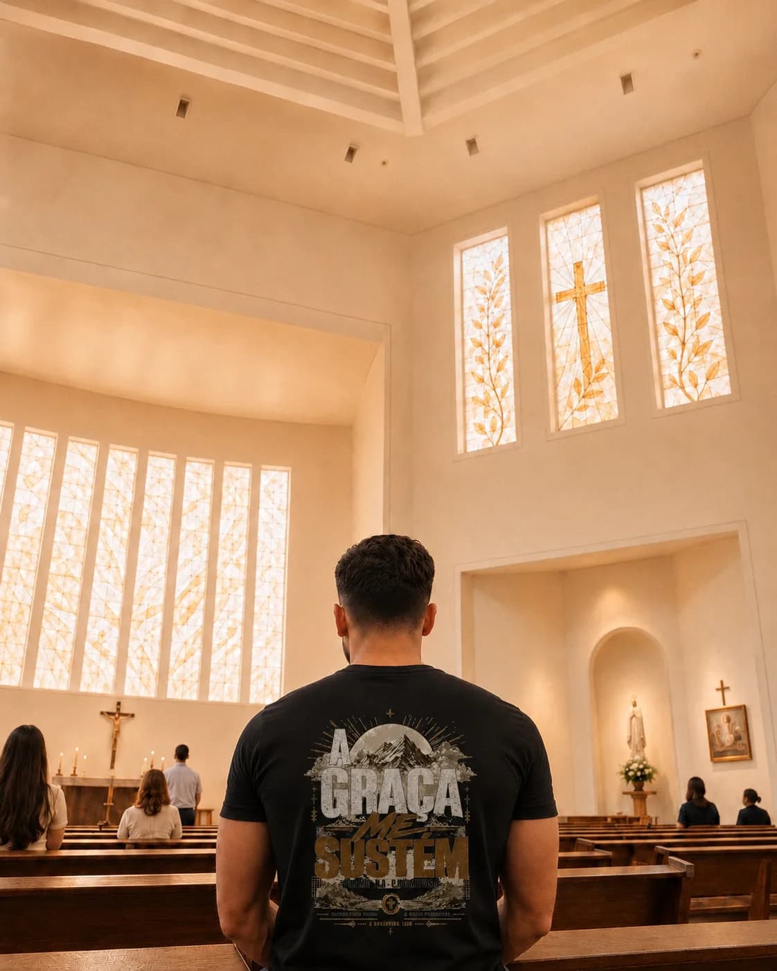 Camiseta A Graça me Sustém — foto 6